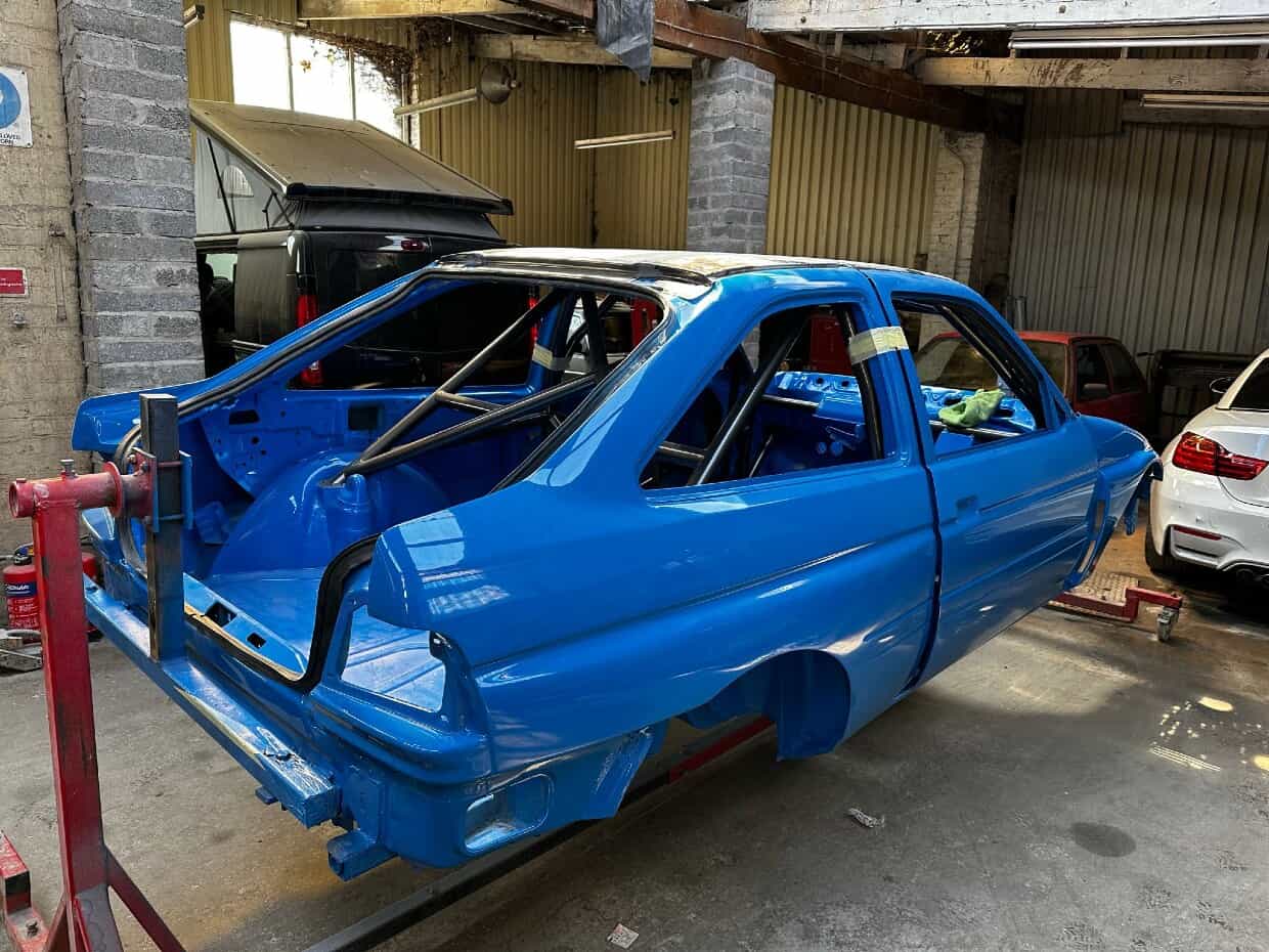 Blue Cosworth Paint