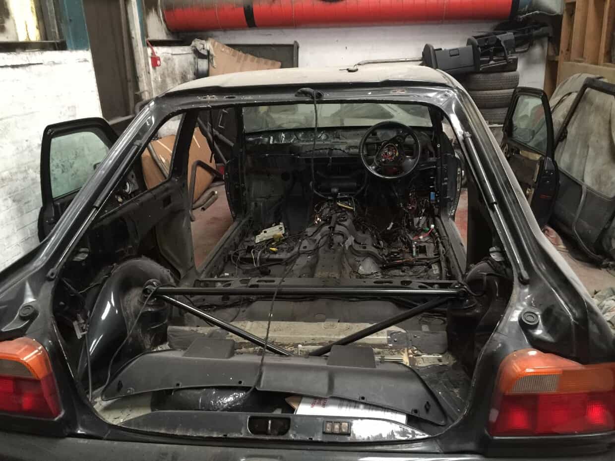 Rear Initial Strip Down